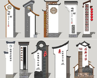 博爱美丽乡村标识标牌有哪些分类？